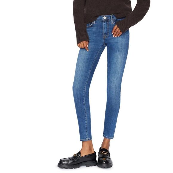 FRAME Women's Orlena Le Skinny De Jeanne Ankle Skinny Jeans Size 30 - Picture 1 of 6